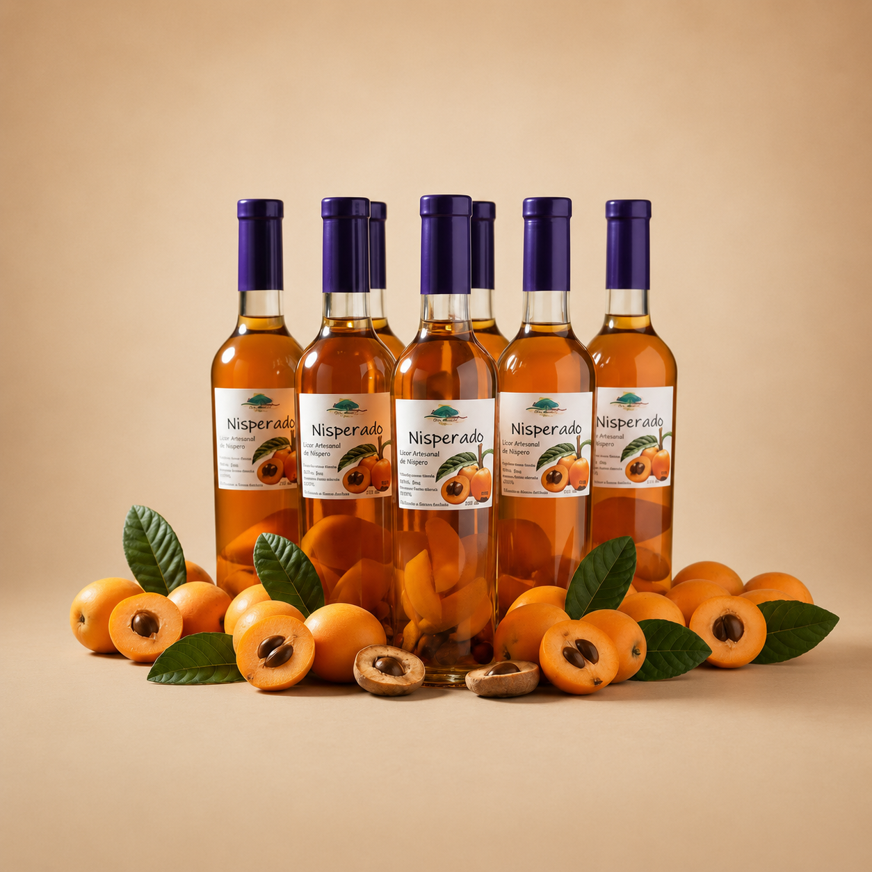 Pack 6x Nisperado - Licor de níspero artesanal